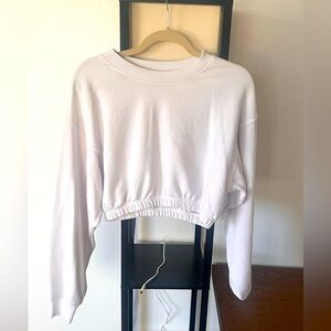 Alo Crop Sweater Size S Like New